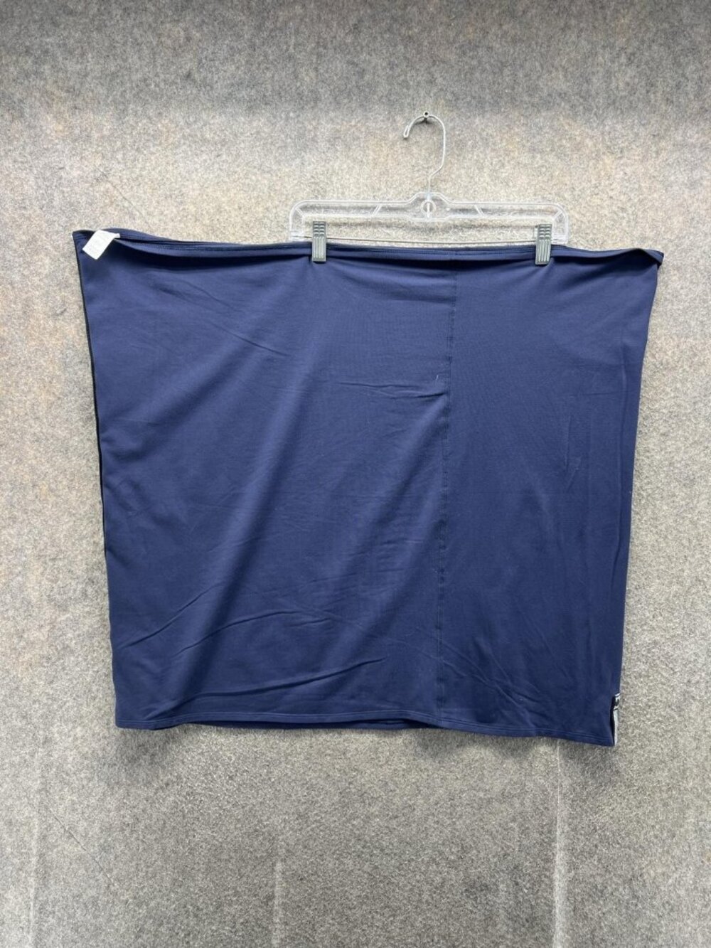 Lululemon Scarf Womens OS Blue Solid Neck Warmer Cowl Snood Nylon Stretch Jersey